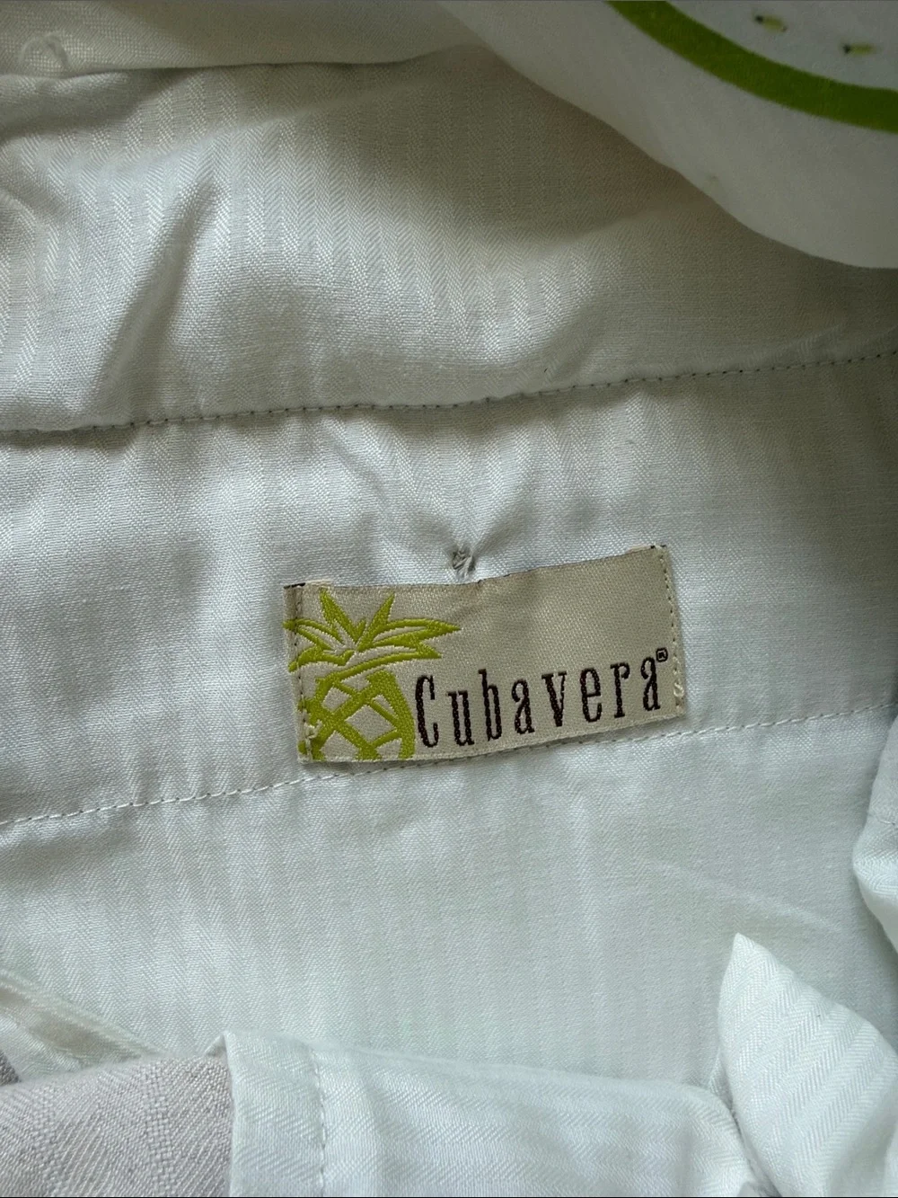 Cubavera Men’s Casual Linen-Blend Chinos in Natural Tan